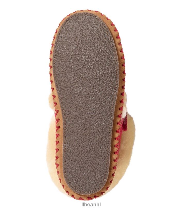 L.L.Bean kinderen slechte, goede pantoffels voor peuters nautisch rood schoenen VT0645215