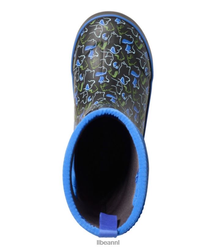 L.L.Bean kinderen moerassen klassieke laarzen zwarte multi-huisdieren schoenen VT0641216