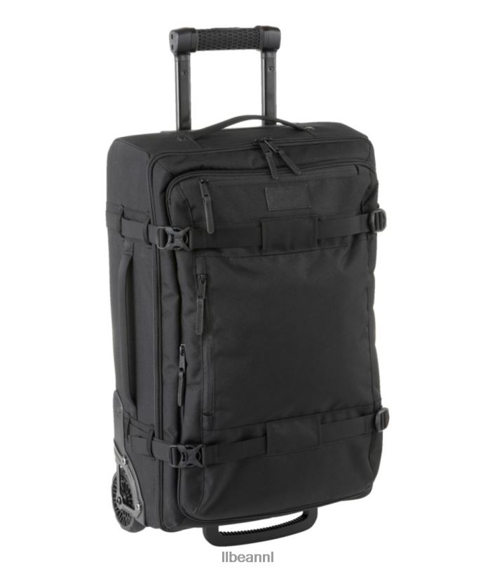 L.L.Bean unisex continentale uitbreidbare rollende pullman zwart accessoires VT0644291
