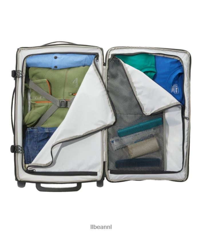 L.L.Bean unisex continentale uitbreidbare rollende pullman zwart accessoires VT0644291
