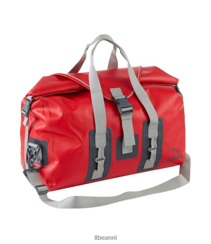 L.L.Bean unisex Adventure Pro waterdichte reistas kreeft rood accessoires VT0644096