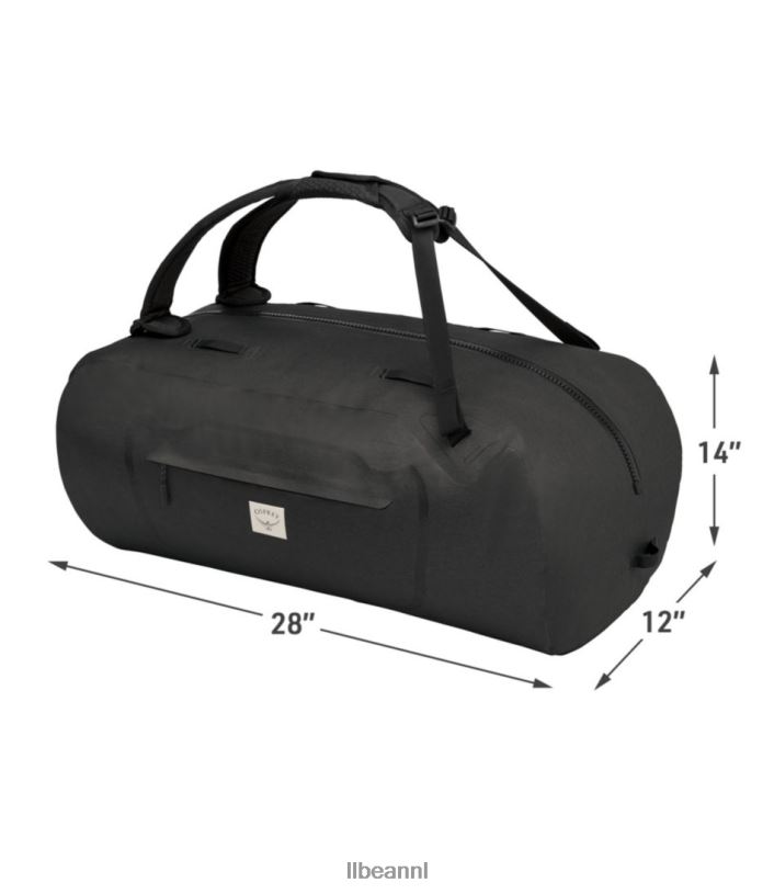 L.L.Bean unisex Osprey mysterieuze waterdichte reistas mamba zwart accessoires VT0642440