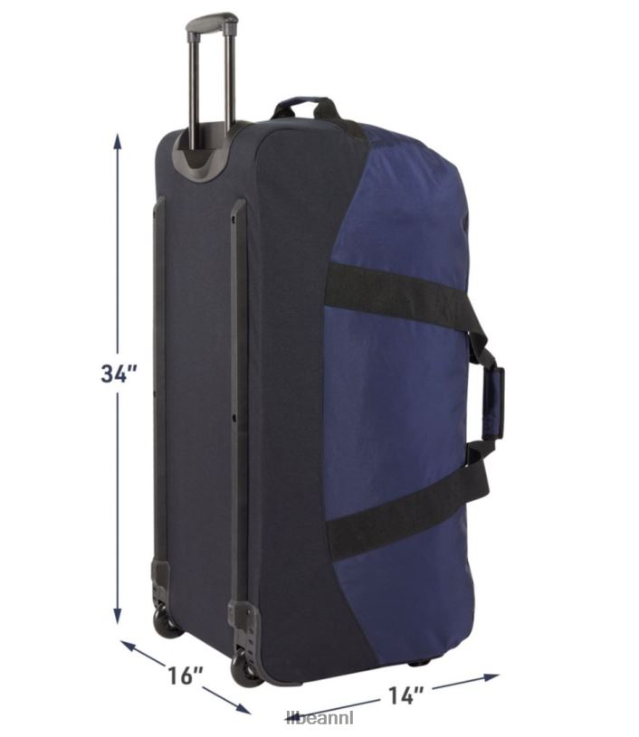 L.L.Bean unisex avontuurlijke rollende plunjezak zwart accessoires VT0647090