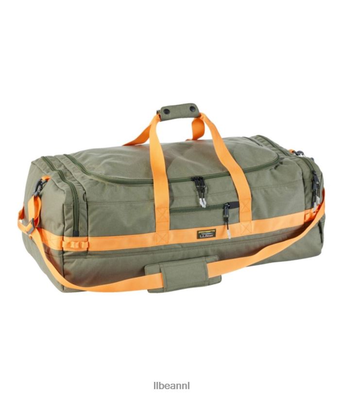 L.L.Bean unisex berg klassieke cordura reistas diep olijf/nectarine accessoires VT0646757