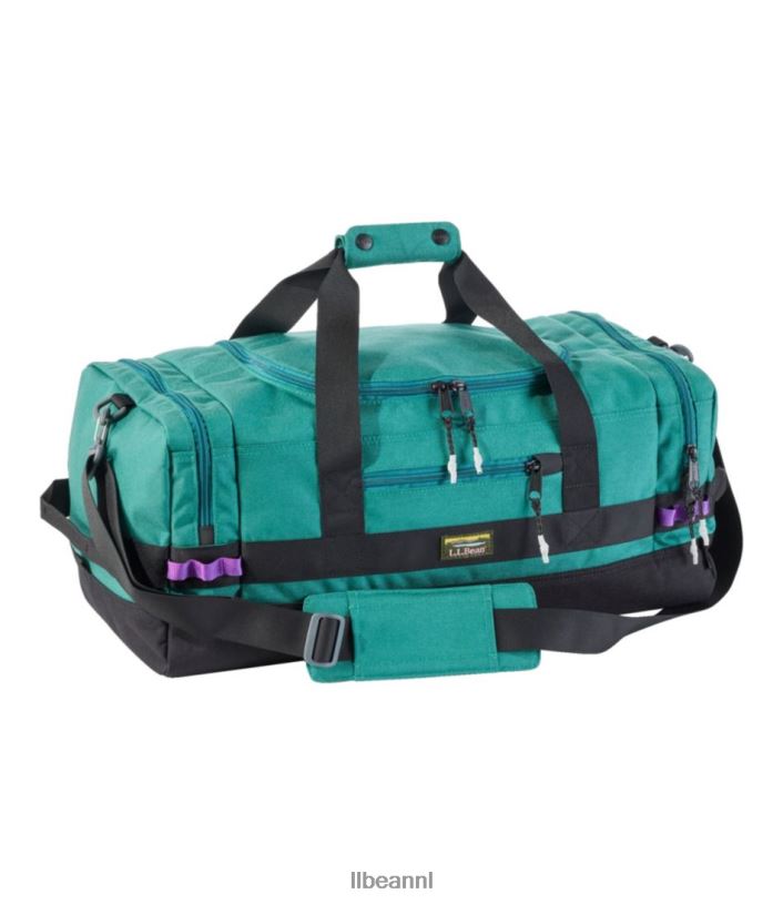 L.L.Bean unisex berg klassieke cordura reistas zwart/warm blauwgroen accessoires VT0646238