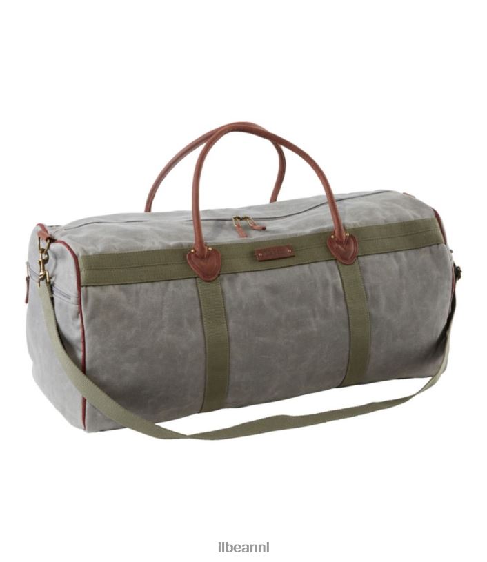 L.L.Bean unisex reistas van gewaxt canvas veldspaat accessoires VT0644309
