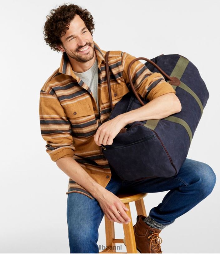 L.L.Bean unisex reistas van gewaxt canvas veldspaat accessoires VT0644309