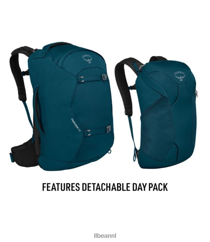 L.L.Bean unisex Visarendpakket Fairview 55 zwart accessoires VT0642452