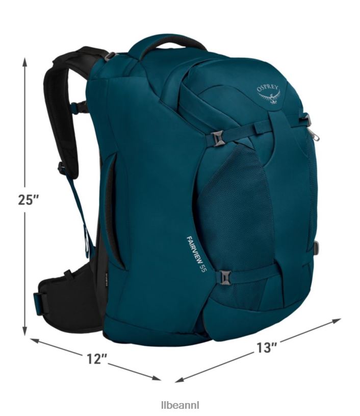 L.L.Bean unisex Visarendpakket Fairview 55 zwart accessoires VT0642452