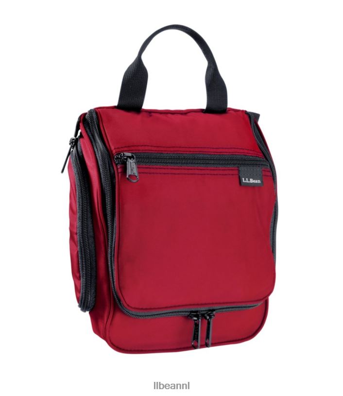 L.L.Bean unisex persoonlijke organizer toilettas rood accessoires VT0646205
