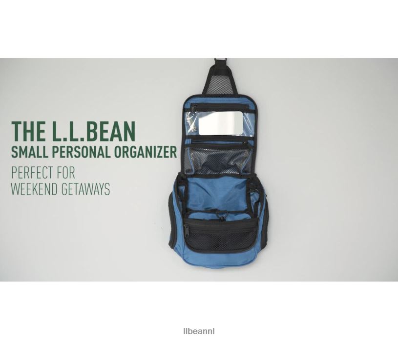 L.L.Bean unisex persoonlijke organizer toilettas rood accessoires VT0646205