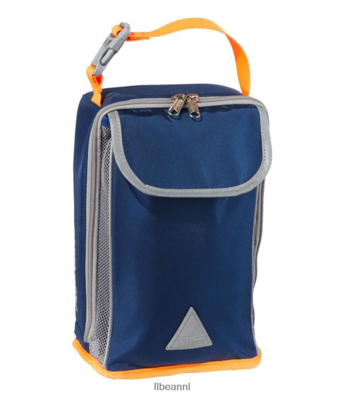 L.L.Bean unisex ontdekkingsreiziger lunchbox oceaanblauw/elektrisch oranje accessoires VT0644285