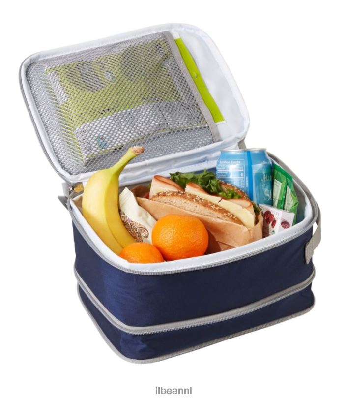 L.L.Bean unisex uitbreidbare lunchbox vintage lavendel accessoires VT0645464