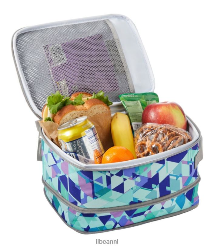 L.L.Bean unisex uitbreidbare lunchboxprint regenboog stippen accessoires VT0644273