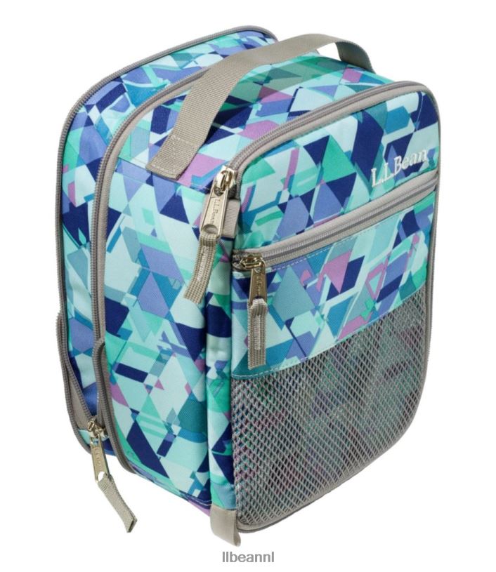 L.L.Bean unisex uitbreidbare lunchboxprint regenboog stippen accessoires VT0644273
