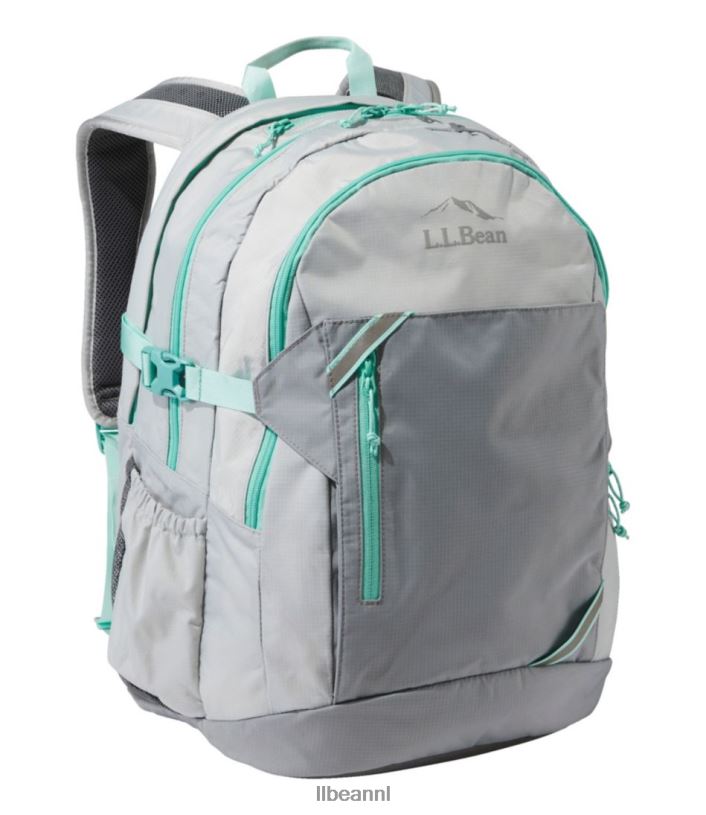 L.L.Bean unisex Comfort Carry draagbaar lockerpakket grijze kiezelsteen/frisse munt accessoires VT0645416