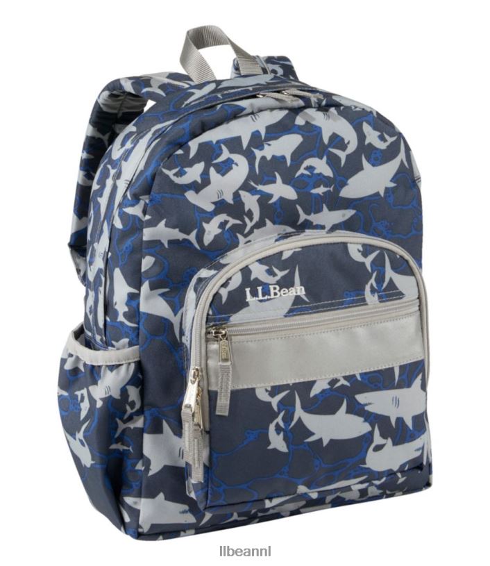L.L.Bean unisex junior origineel boekenpakket koolstof marine haai accessoires VT0647240