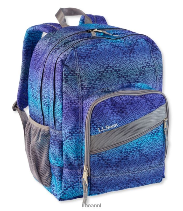 L.L.Bean unisex luxe boekenpakket maagdenpalm hemel chevron accessoires VT0645431