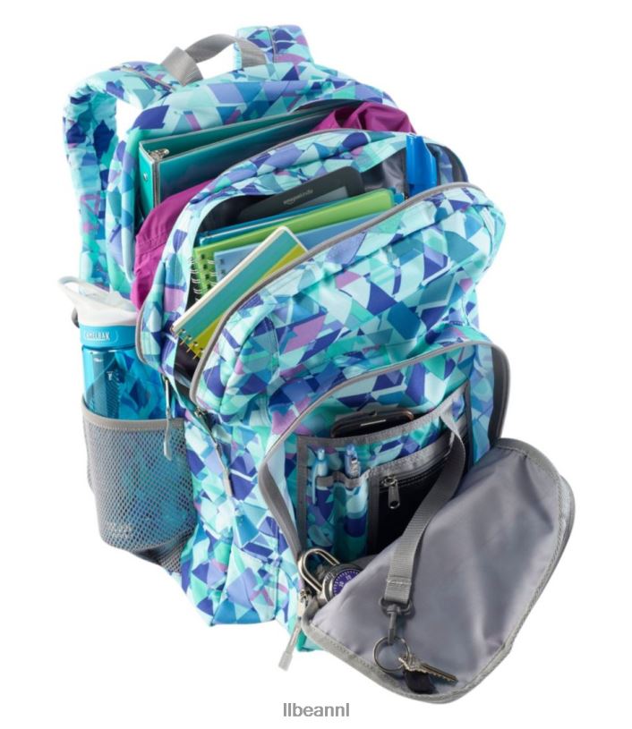 L.L.Bean unisex luxe boekenpakket maagdenpalm hemel chevron accessoires VT0645431