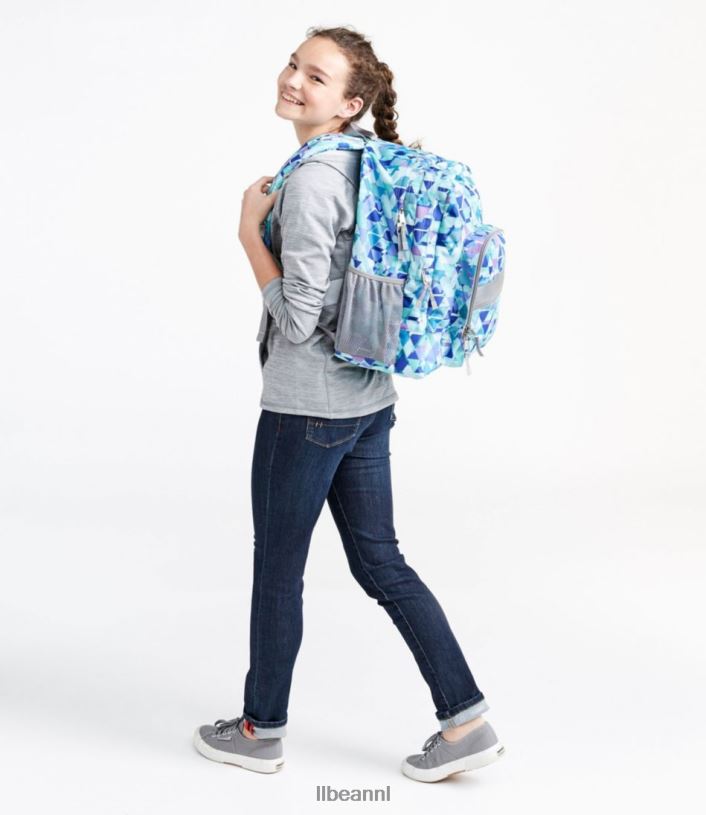 L.L.Bean unisex luxe boekenpakket maagdenpalm hemel chevron accessoires VT0645431