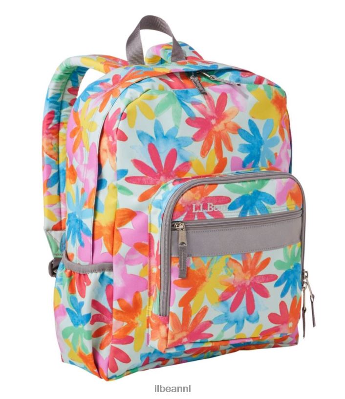 L.L.Bean unisex origineel boekenpakket dakraam blauwe bloemen accessoires VT0646766