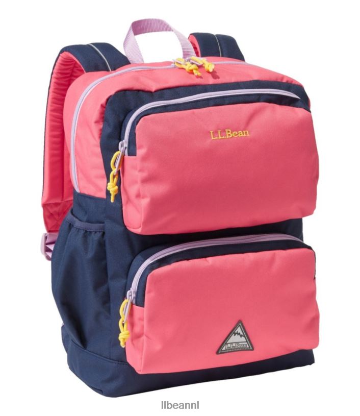 L.L.Bean unisex trailfinder-rugzak robijnkoraal/helder marineblauw accessoires VT0644267