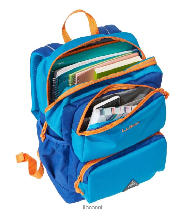 L.L.Bean unisex trailfinder-rugzak robijnkoraal/helder marineblauw accessoires VT0644267