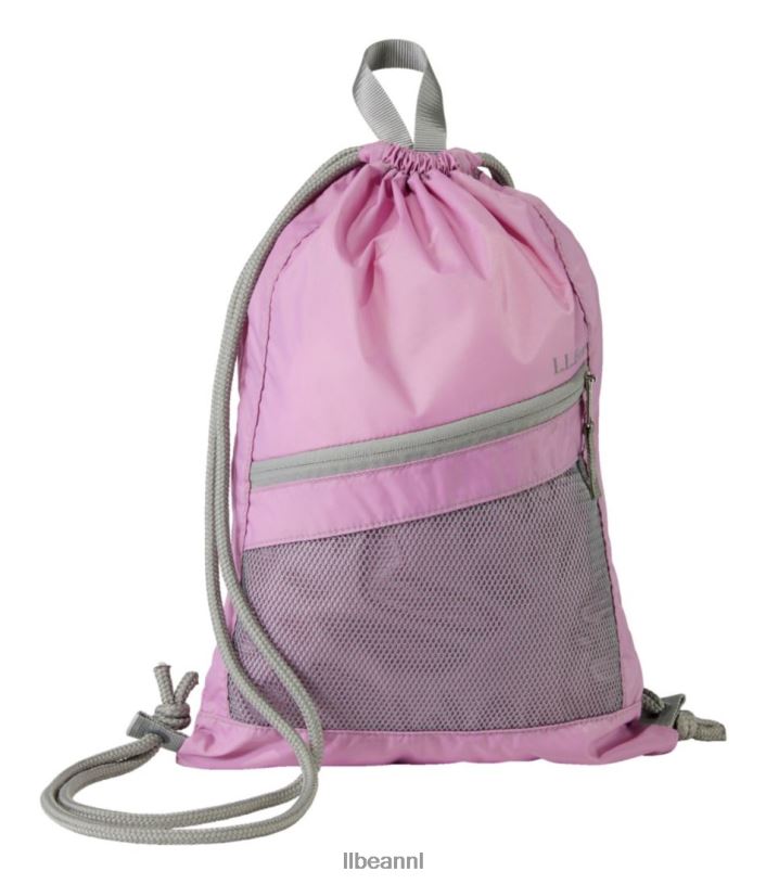 L.L.Bean unisex trekkoord cinch-pakket lila accessoires VT0644252