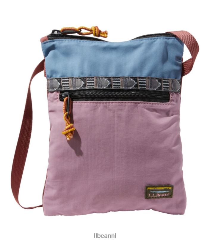 L.L.Bean unisex berg klassieke crossbodytas multi baaiblauw/iris mauve accessoires VT0644219