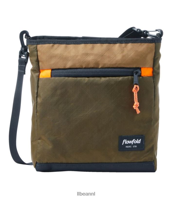 L.L.Bean unisex flowfold crossbodytas ii olijf accessoires VT0644231