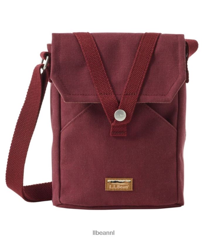 L.L.Bean unisex handige crossbody bordeaux accessoires VT0642365
