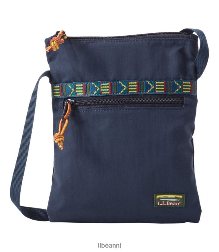 L.L.Bean unisex klassieke crossbodytas uit de bergen nautische marine accessoires VT0642323