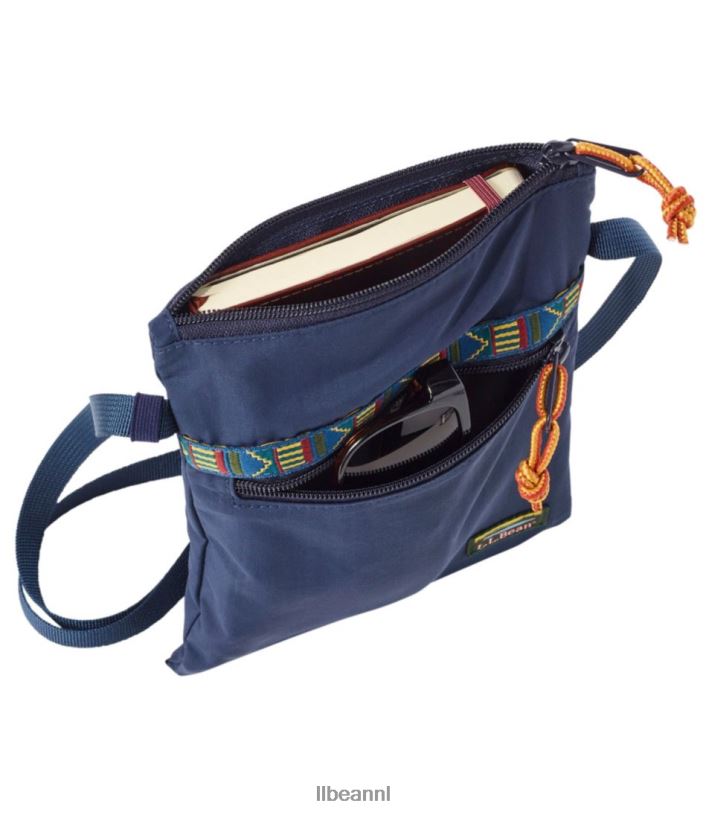 L.L.Bean unisex klassieke crossbodytas uit de bergen zwart accessoires VT0644210
