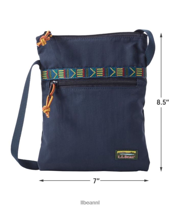 L.L.Bean unisex klassieke crossbodytas uit de bergen zwart accessoires VT0644210