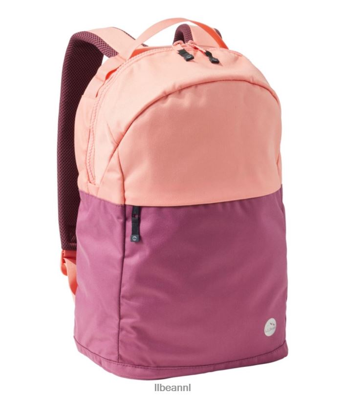 L.L.Bean unisex athleisure-rugzak warm koraal/donkere pruimroze accessoires VT0642431