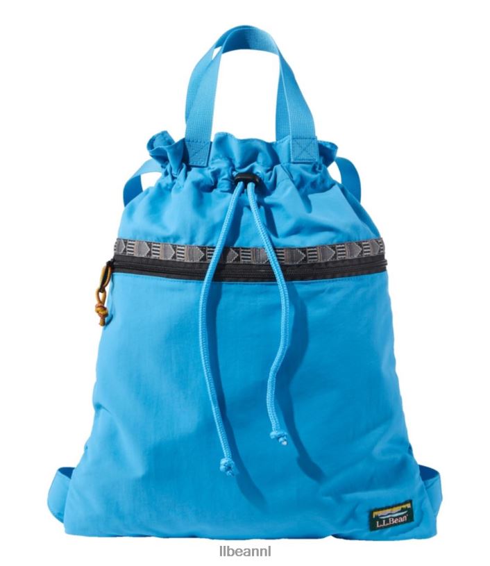 L.L.Bean unisex berg klassiek trekkoordpakket gewaagd aqua accessoires VT0644294