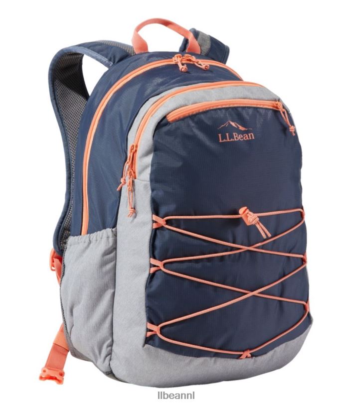 L.L.Bean unisex comfort carry laptoptas carbon marineblauw/grijs gemêleerd accessoires VT0646229