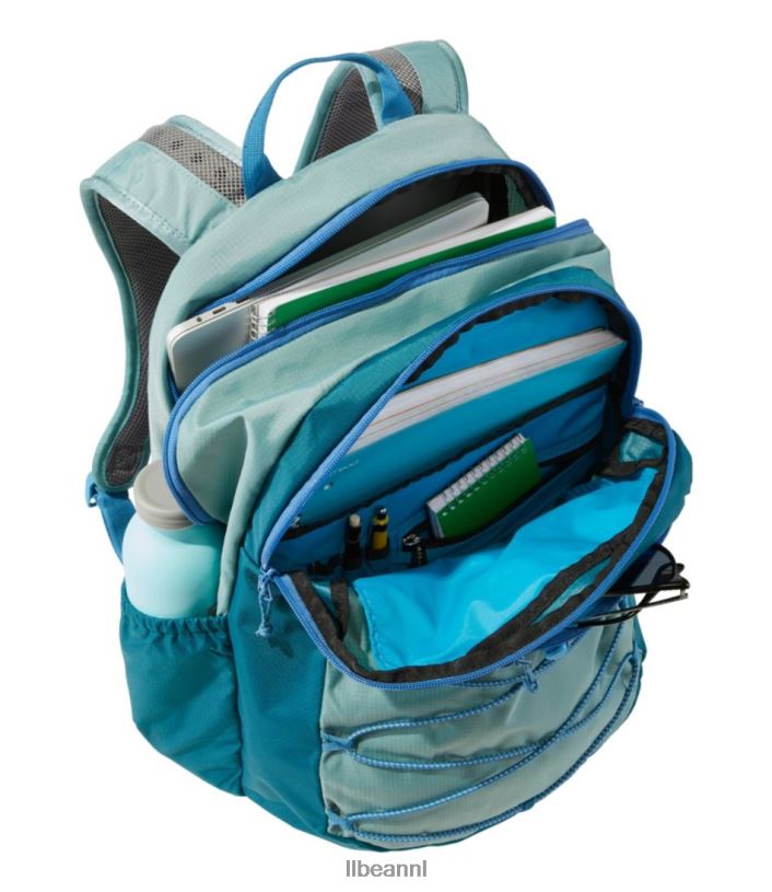 L.L.Bean unisex comfort carry laptoptas carbon marineblauw/grijs gemêleerd accessoires VT0646229