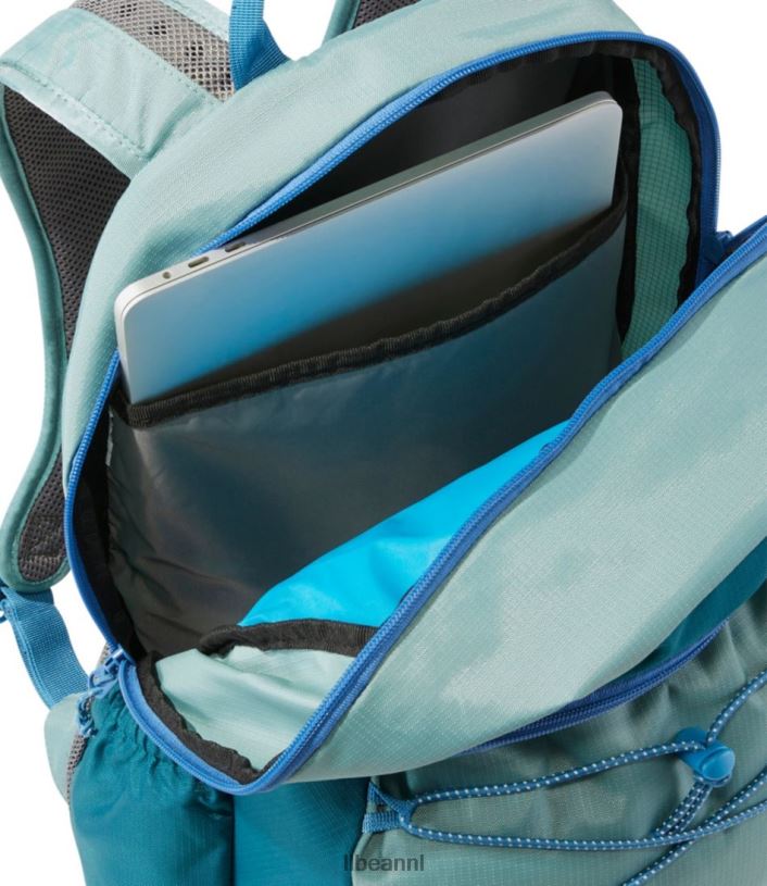 L.L.Bean unisex comfort carry laptoptas carbon marineblauw/grijs gemêleerd accessoires VT0646229