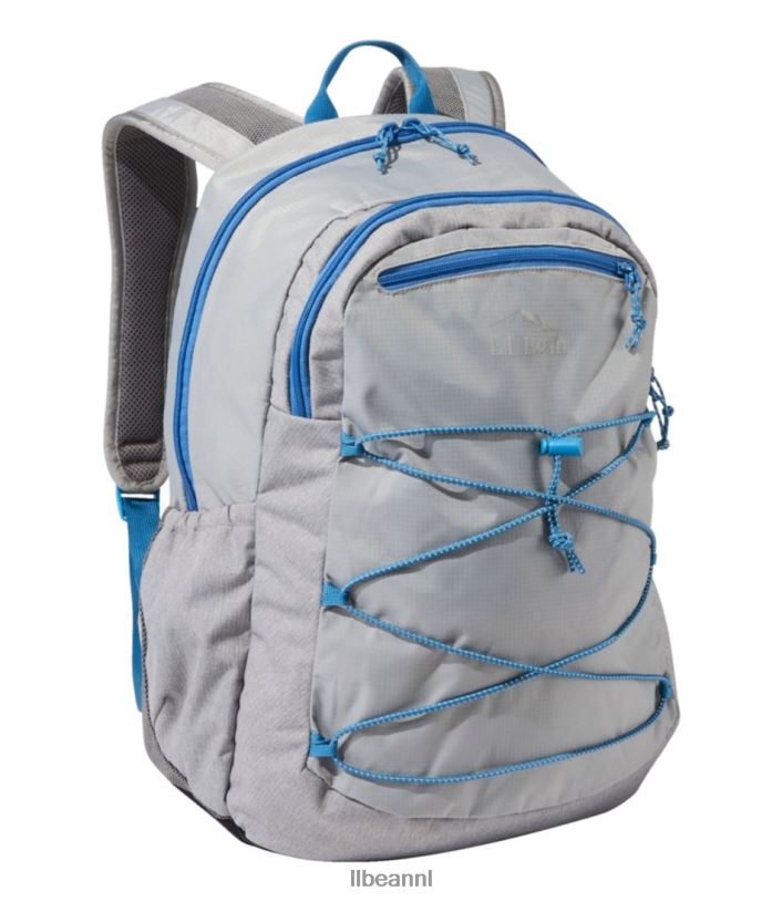 L.L.Bean unisex comfort carry laptoptas grijs gemêleerd/marineblauw accessoires VT0644228