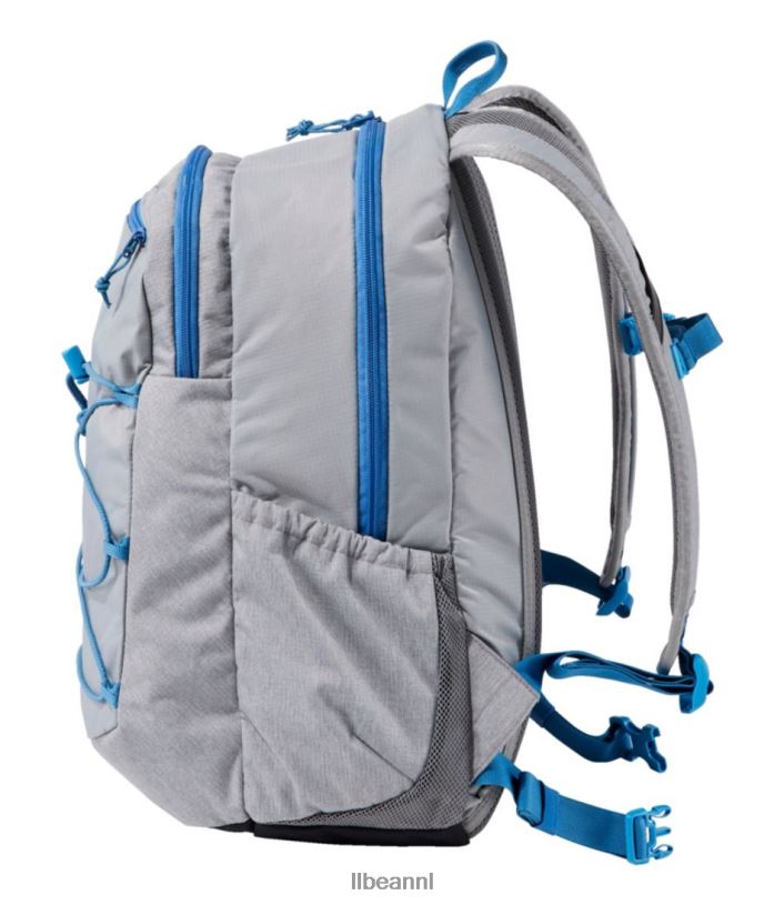 L.L.Bean unisex comfort carry laptoptas grijs gemêleerd/marineblauw accessoires VT0644228
