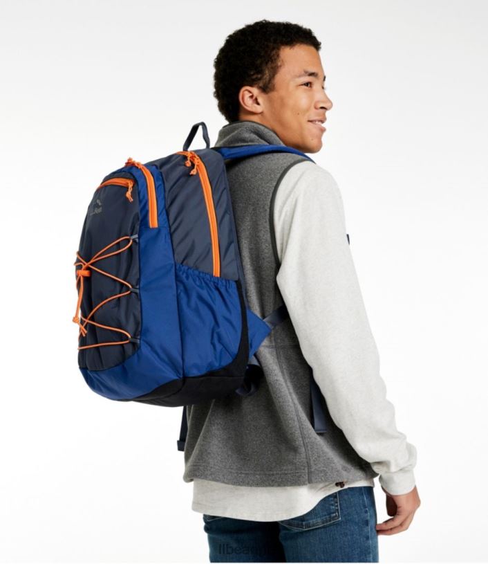 L.L.Bean unisex comfort carry laptoptas grijs gemêleerd/marineblauw accessoires VT0644228