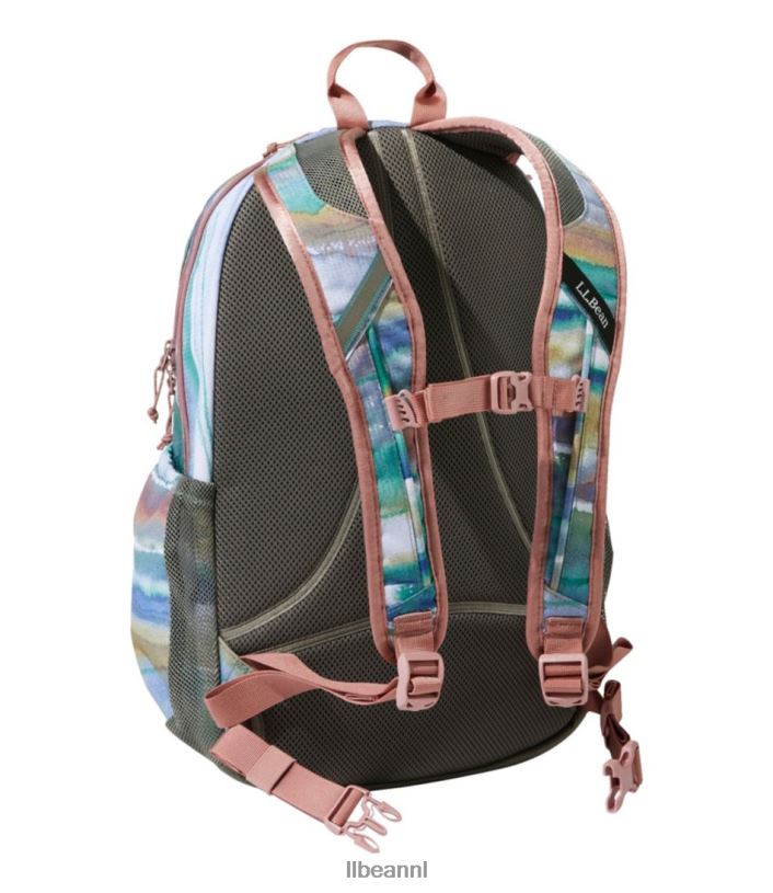 L.L.Bean unisex comfort carry laptoptas met print gids gouden rots accessoires VT0642413