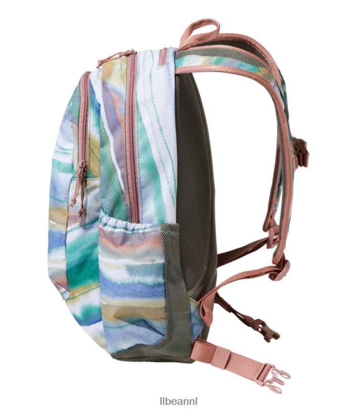 L.L.Bean unisex comfort carry laptoptas met print gids gouden rots accessoires VT0642413