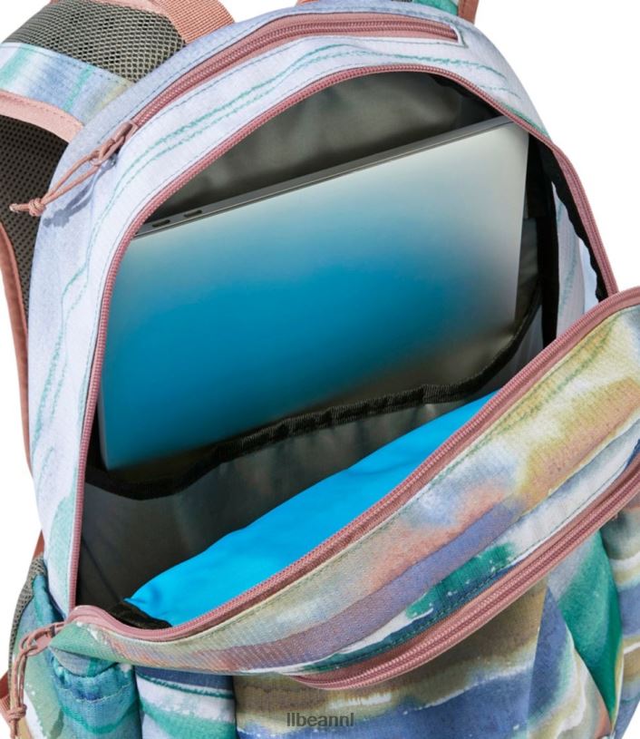 L.L.Bean unisex comfort carry laptoptas met print gids gouden rots accessoires VT0642413