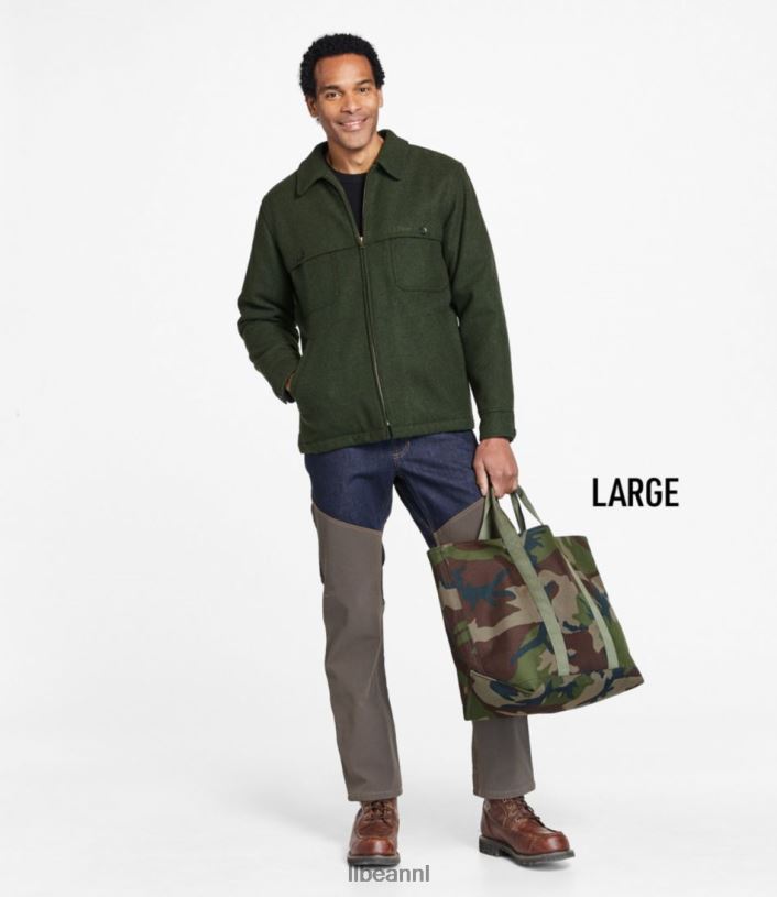 L.L.Bean unisex Hunter\'s draagtas met open bovenkant camouflage accessoires VT0645227