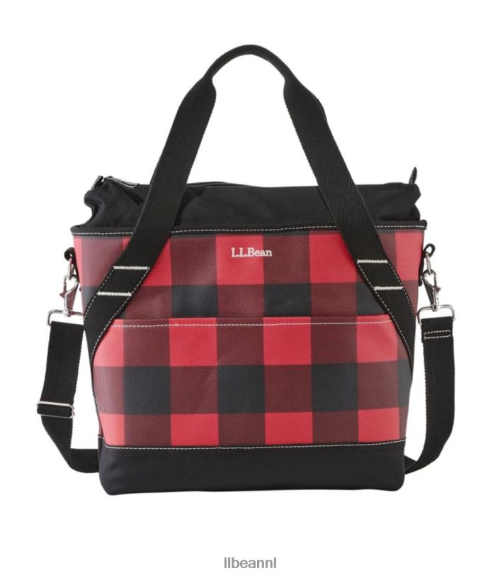 L.L.Bean unisex geïsoleerde draagtas bergrode buffelplaid accessoires VT0644297