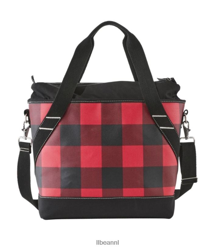 L.L.Bean unisex geïsoleerde draagtas bergrode buffelplaid accessoires VT0644297