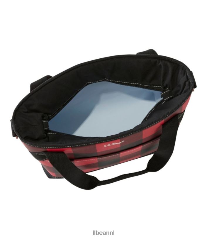 L.L.Bean unisex geïsoleerde draagtas bergrode buffelplaid accessoires VT0644297