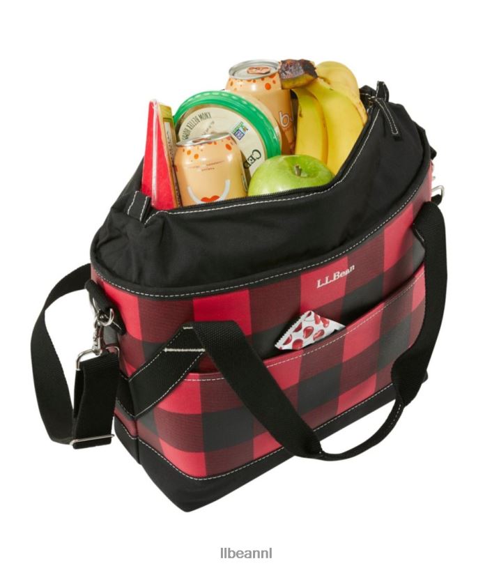L.L.Bean unisex geïsoleerde draagtas bergrode buffelplaid accessoires VT0644297